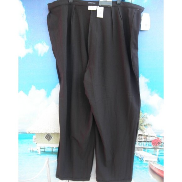 NEW VINTAGE WHITE STAG, DARK BROWN STRETCH TROUSERS, PANTS,PLUS SIZE 22W AVERAGE - Picture 8 of 8